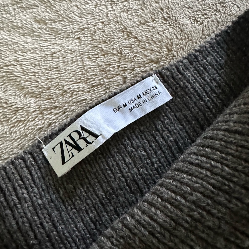 Zara Ribbed Knit Mini Skirt - Picture 9 of 9